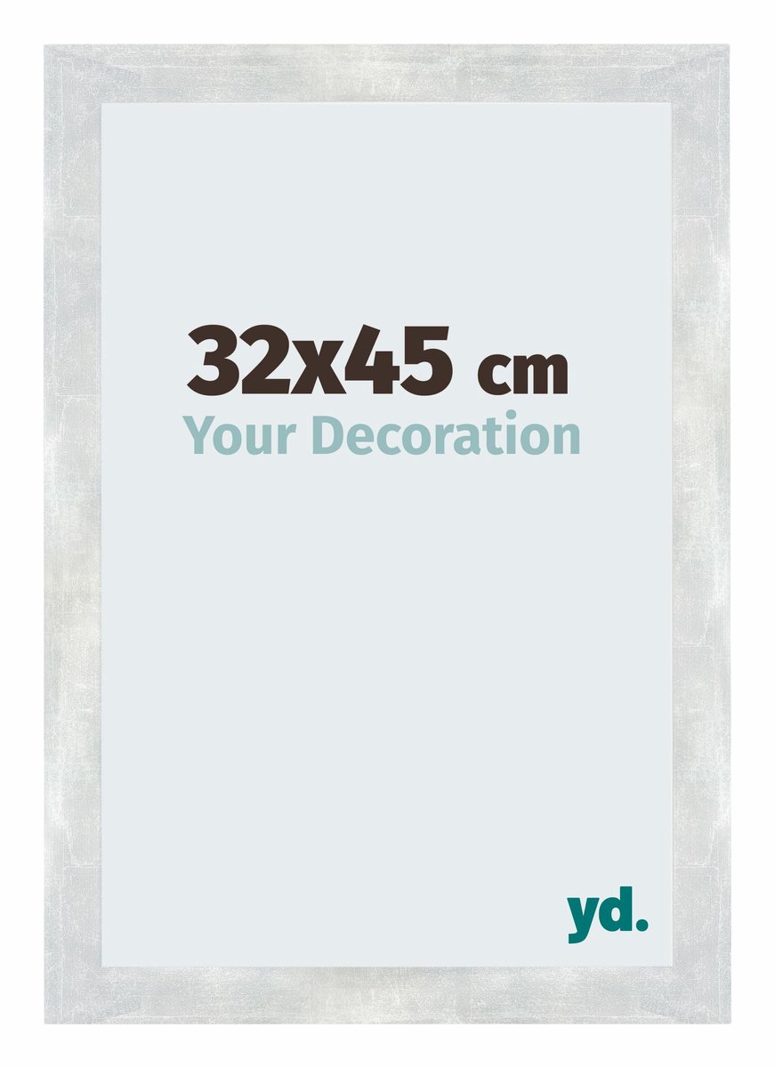 yd. Your Decoration - Fotolijst 32x45 cm - MDF - Zilver Glanzend Vintage - Mura