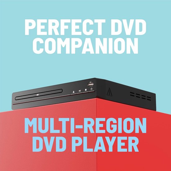 RFWR® Compacte HDMI DVD-Speler - Multi-Regio en Full HD 1080p Upscaling — afbeelding 5