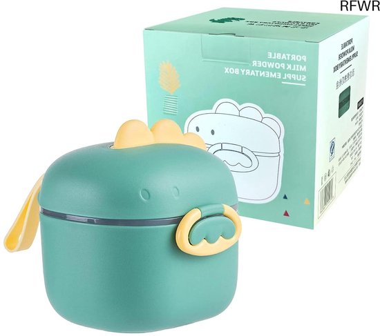 Nocsm Melkpoederverdeler 1000 ml Verzegelde poedercontainer. Draagbare opbergdoos voor melkpoeder. Vochtdichte afsluiting voor het bewaren van melkpoeder, voedsel en granen