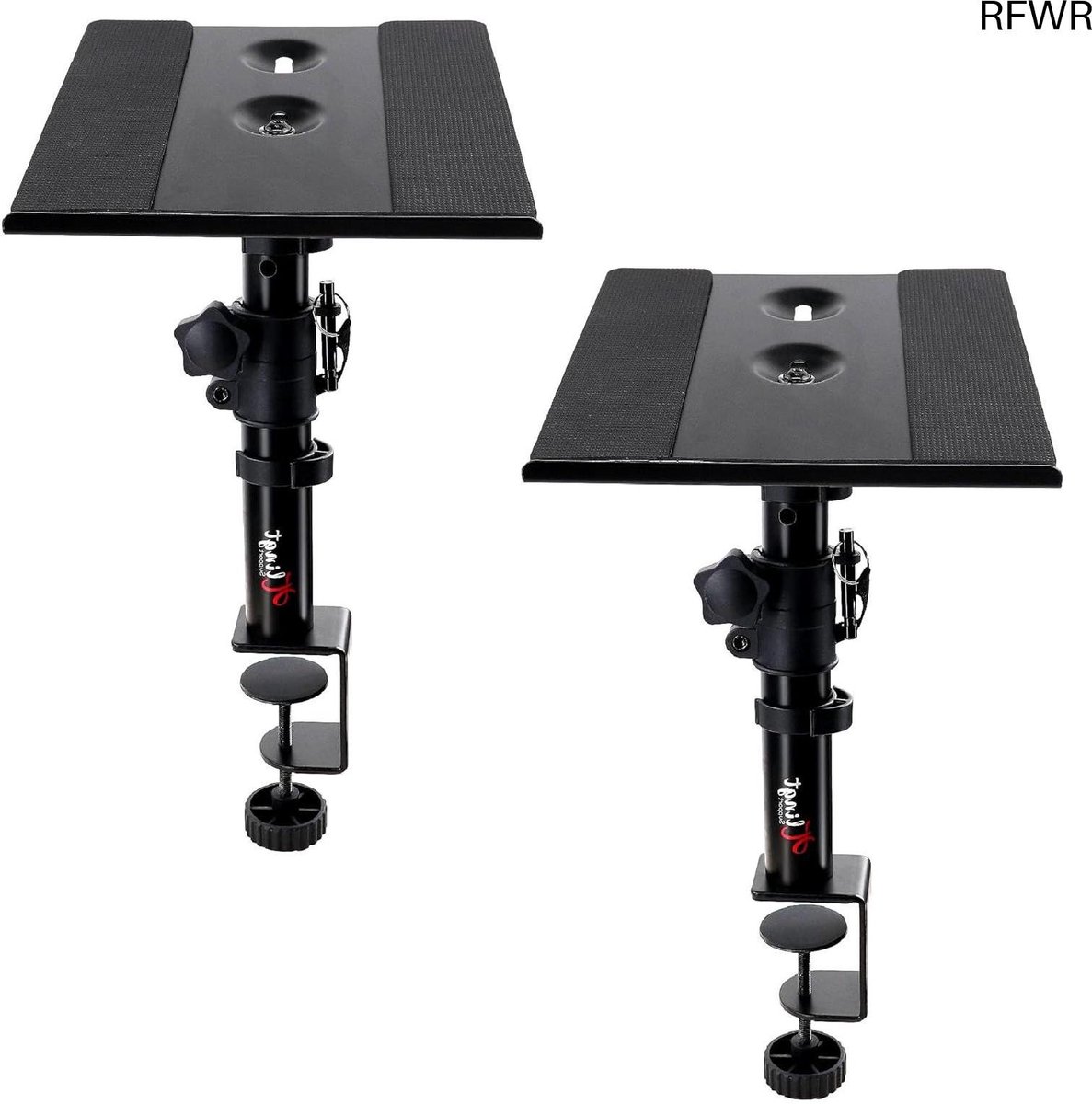 RFWR® Universele Luidsprekerstandaard voor Monitoren - 10 x 9 inch met Kabelbeheer