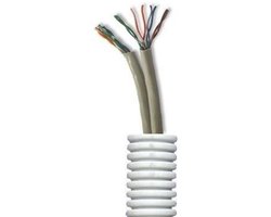 Snelflex flexibele buis 2x data U/UTP CAT6 - 20mm per rol 100 meter (SFUTP6/2)