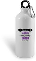 Hacebo® - L'entraîneur le plus cool ressemble à une bouteille d'eau - Coach - meilleur entraîneur - sport - cadeau d'anniversaire - petit cadeau - cadeau - cadeau - surprise - bouteille d'eau - 400ML