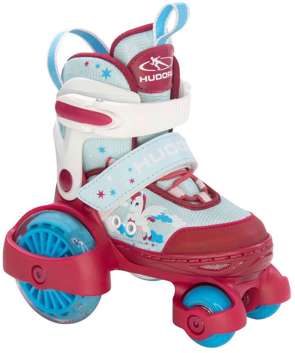 HUDORA Rolschaatsen My First Quad LED Eenhoorn Multicolor
