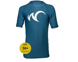 Watrflag Rashguard Valencia Kids - Blauw - UV beschermend surf shirt korte mouw