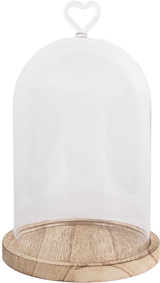 Clayre & Eef Stolp Ø 14x22 cm Transparant Glas
