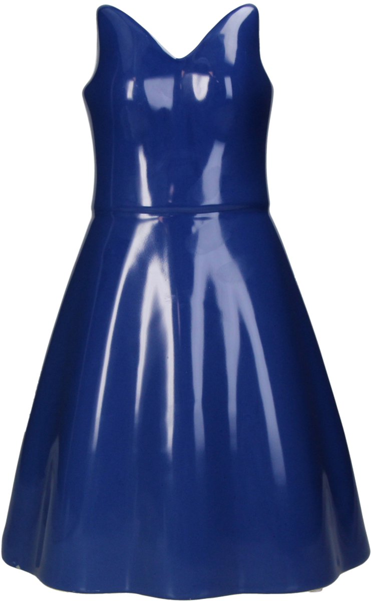 HD Collection Vaas Jurk Blauw Aardewerk 22,5x16,3x34cm Blue