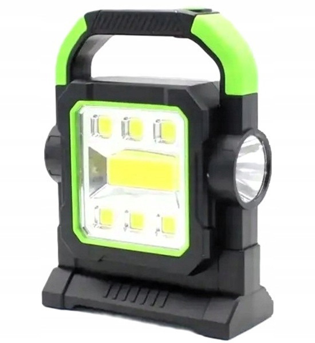 Zaklamp LED - Op Zonne-energie - USB Oplaadbaar - Powerbank - 3 Lichtstanden - Noodverlichting Waterproof