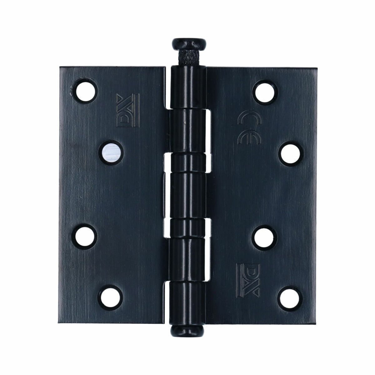 Kogelscharnier - Zwart - RVS - VEILIG - VEILIG Kogellagerrechte hoek 89x89mm zwart - set van 2
