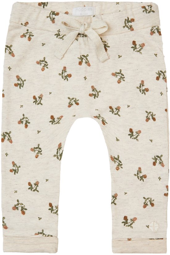 Noppies Broek Niger - Babykleding meisjes - oatmeal - Maat 50