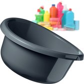 Novaliv Lot de 2 bassines carrées 10,5 L, 34 x 34 cm, Wit, sans BPA, compatibles