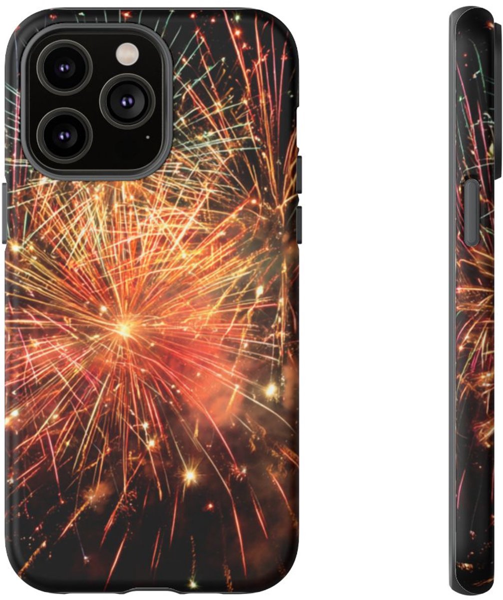 Kleurrijke Vuurwerkexplosie – Telefoonhoesje Geschikt voor iPhone 14 Pro Max