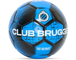 Club Brugge Voetbal - Maat 5 - 100% PVC - Officiële Merchandise - Voetballen - Sport & Spel - Buitenspeelgoed - Blauw - Zwart