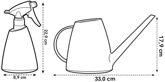 Elho Brussels Arrosoir et Pulvérisateur - Set avec Arrosoir et Vaporisateur pour Intérieur - Vert sorbet