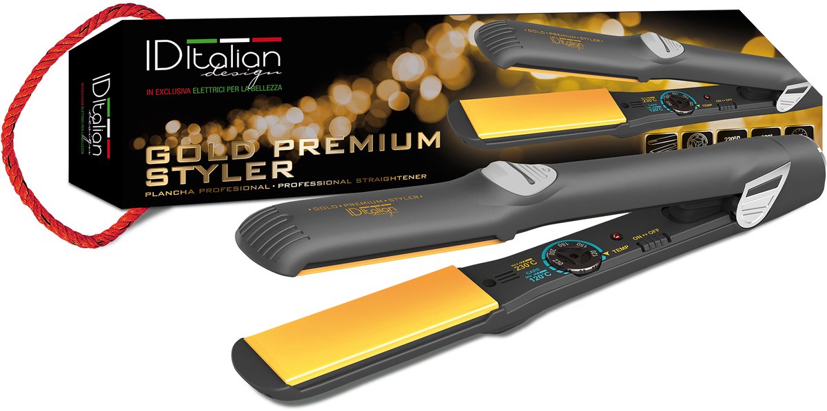 Stijltang Gold Premiun Styler Id Italian