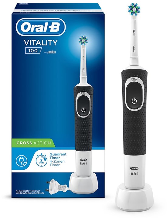 Oral-B Vitality 100 CrossAction Zwart - Elektrische Tandenborstel