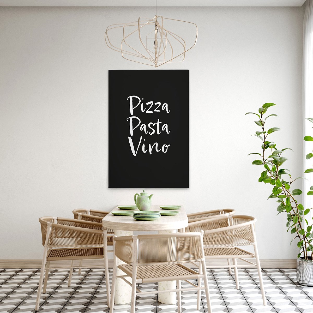 Canvas PizzaPastaVino | DD133096