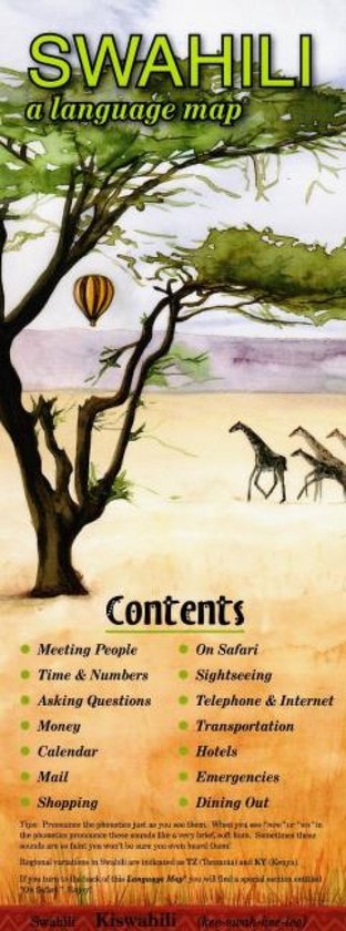 Swahili A Language Map - cover