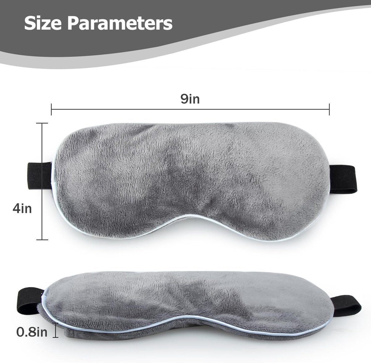 Luxe Slaapmasker - Traagschuim Slaapmasker - Stoom Oogmasker- Verduisterend Oogmasker - Verzacht de ogen - Verstelbaar - Blinddoek - Zijdezacht - Anti-Rimpel - Ergonomisch - Vrouwen en Mannen — cadeau in Verzorging - foto 6