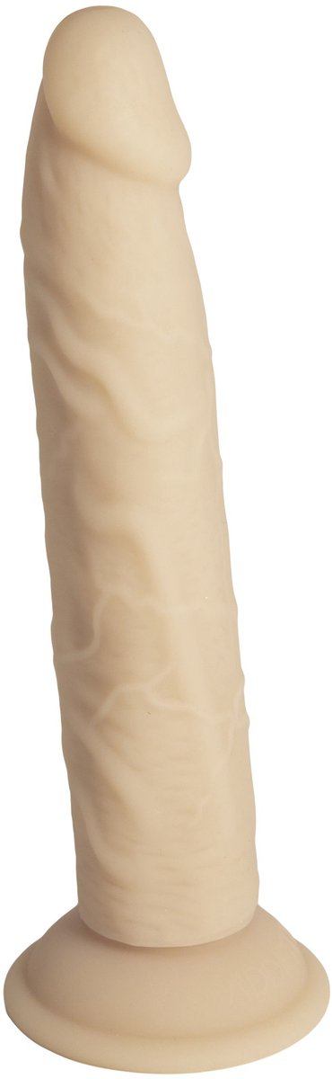 Naked Addiction - 22,8 cm Silicone Bendable Dual Density Dildo Vanilla Dildo Love Toy - Beige