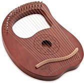 Harpe En Plastique Doré Pour Déguisement D'ange - 27,5x23 Cm - Accessoire Fête, Halloween, Spectacle - Modèle Décoratif