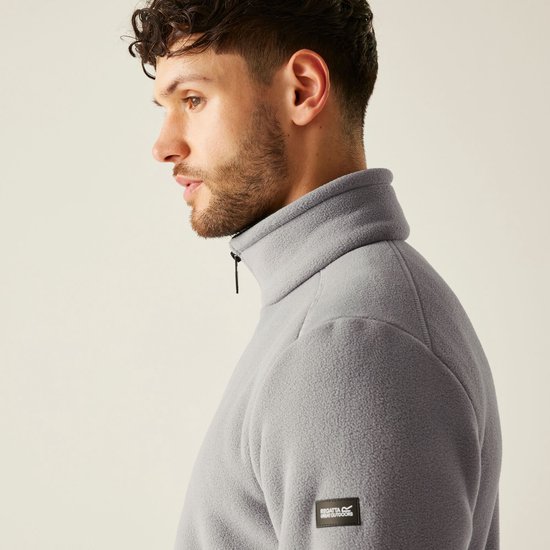 The Regatta Garrian Ii Bomber Jacket - Homme - Avec doublure en tissu Sherpa - Gris clair