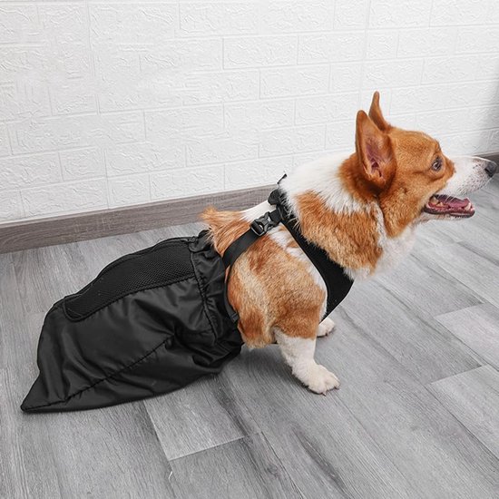 Hondensleeptas - Alternatieve hondenrolstoel - Hondenbeschermende tas - Slijtvast - Ademend voor gehandicapte honden - Verlamde achterpoten — afbeelding 3