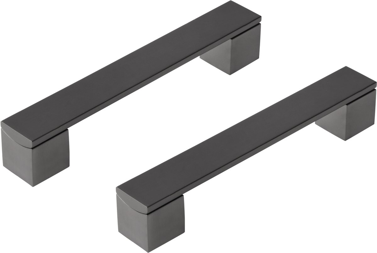 Differnz Tilburg meubelgreep - 128 mm - gun metal