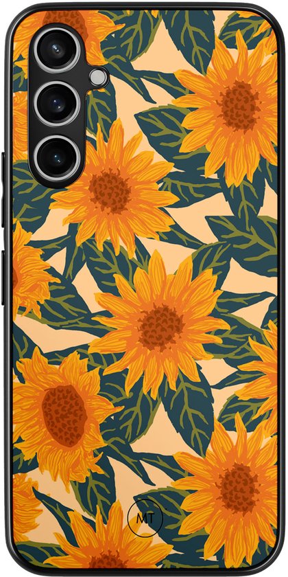 Coque rigide en TPU pour Samsung Galaxy A34 - Tournesols - Oranje - Superbes Housses de téléphone