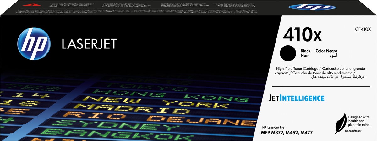 HP 410X - Tonercartridge - Zwart - Hoge Capaciteit - CF410X
