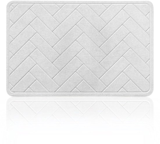 Super Absorberende Steen Mat Antislip Badmat Sneldrogend Ribelli Kiezelgoer Badmat, Antislip, 60 X 39 Cm, Douchemat Diatomeeënaarde Steen Mat Sneldrogende Badmat