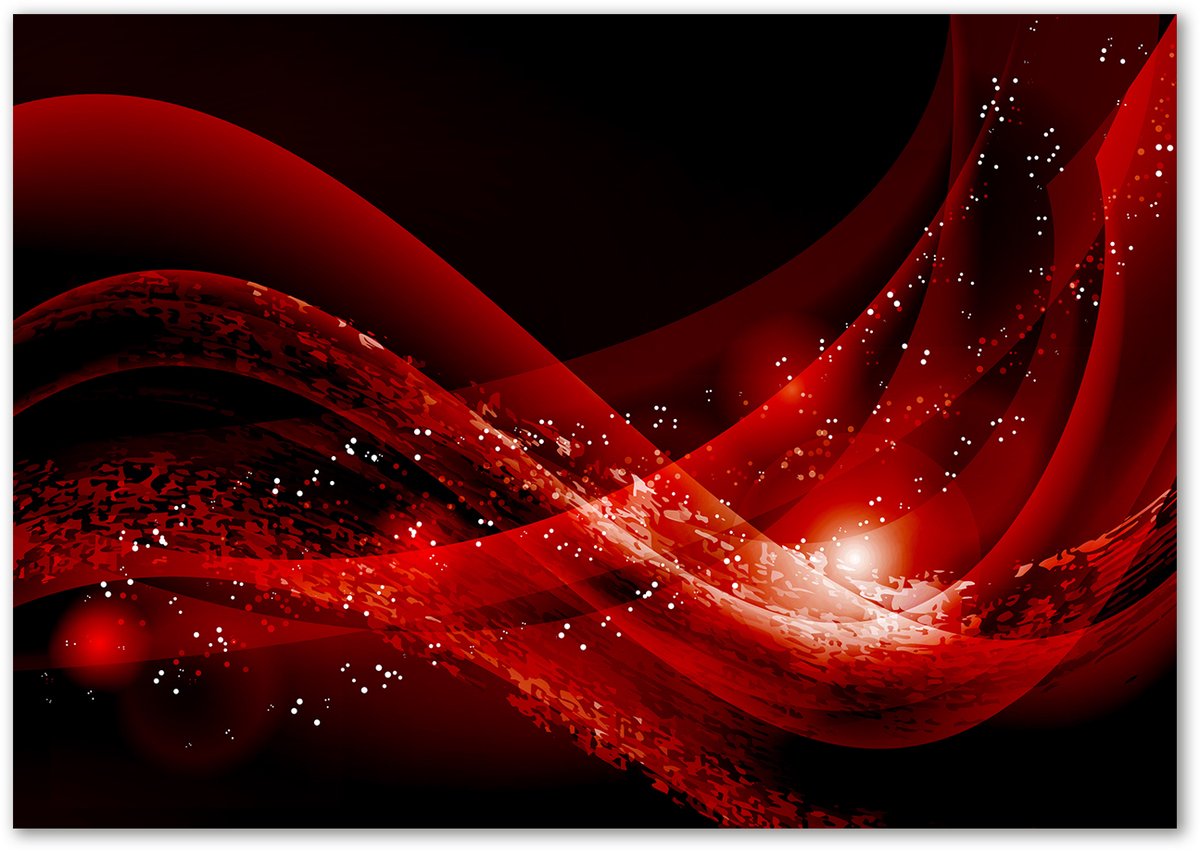 Tulup Glasschilderij - Foto Op Glas Abstracte Achtergrond - 100 cm x 70 cm - Rot Schilderij Op Glas - Glas Schilderij - Klassieke Glasafbeeldingen - Glazen Schilderij - Glasdecoratie voor de Woonkamer