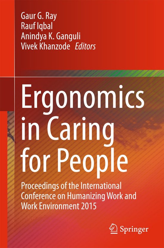 Ergonomics in Caring for People - cover