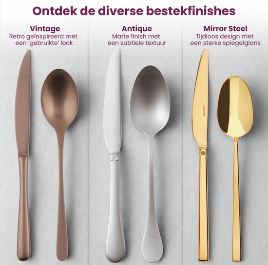 Sambonet de couverts Sambonet Taste Goud 36 pièces