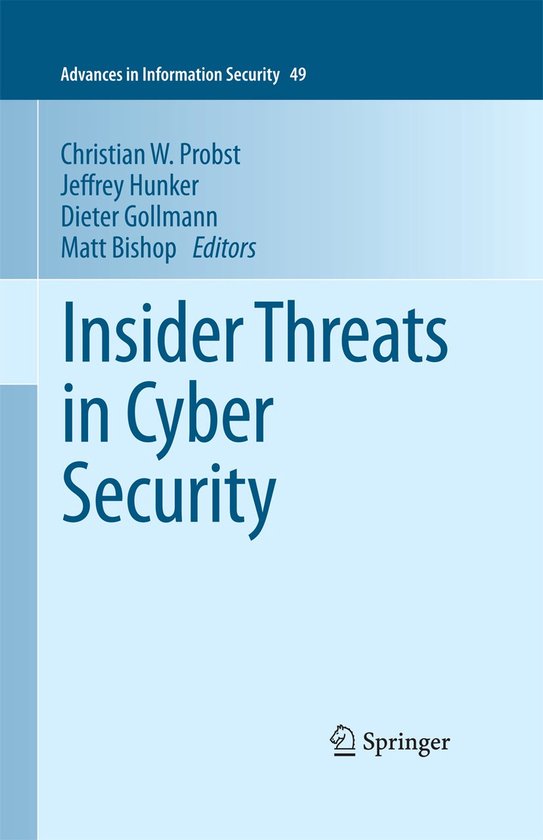 Insider Threats in Cyber Security - cover