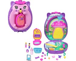 Polly Pocket Mama en Baby Egel - Speelfigurenset