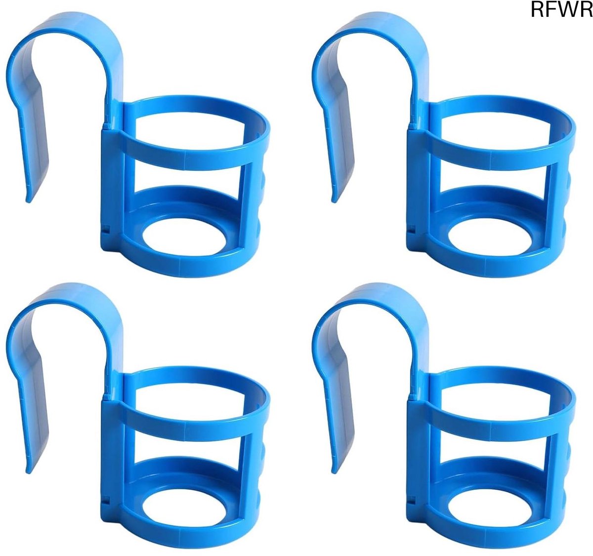 RFWR® Bekerhouder voor Zwembad - Clip-On Drankjeshouder voor Bovengrondse Zwembaden