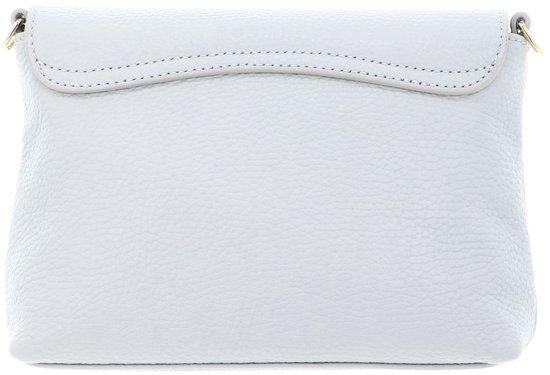 Sac à Bandoulière Mini Coccinelle En Cuir Grainé - Couleur Snow (blanc) - Neuf Avec étiquettes