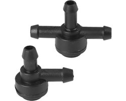 JGS Premium - Auto Voorruit Ruitensproeiers Geschikt voor Volvo XC90 C30 C70 S40 S60 S70 S80 V50 V70 XC60 XC70 - Wasmachine Terugslagklep - 31391513 9178897 - 3 Way Connectoren - Abs Vervangende Onderdelen