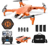 Logivision L900 PRO MAX Drone - Drone met 4K Camera - Mini drone - Drones - Voor Kinderen/Volwassenen - Drone DJI - Tot 120 Minuten Vliegen - Inclusief Opbergtas, Landing pad, 3 Batterijen