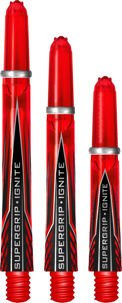 Harrows Supergrip Ignite Red - Dart Shafts Inbetween