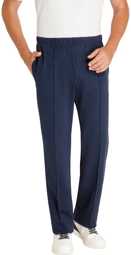 Foto: Comfortabele herenbroek met vouw blauw blauw maat 50