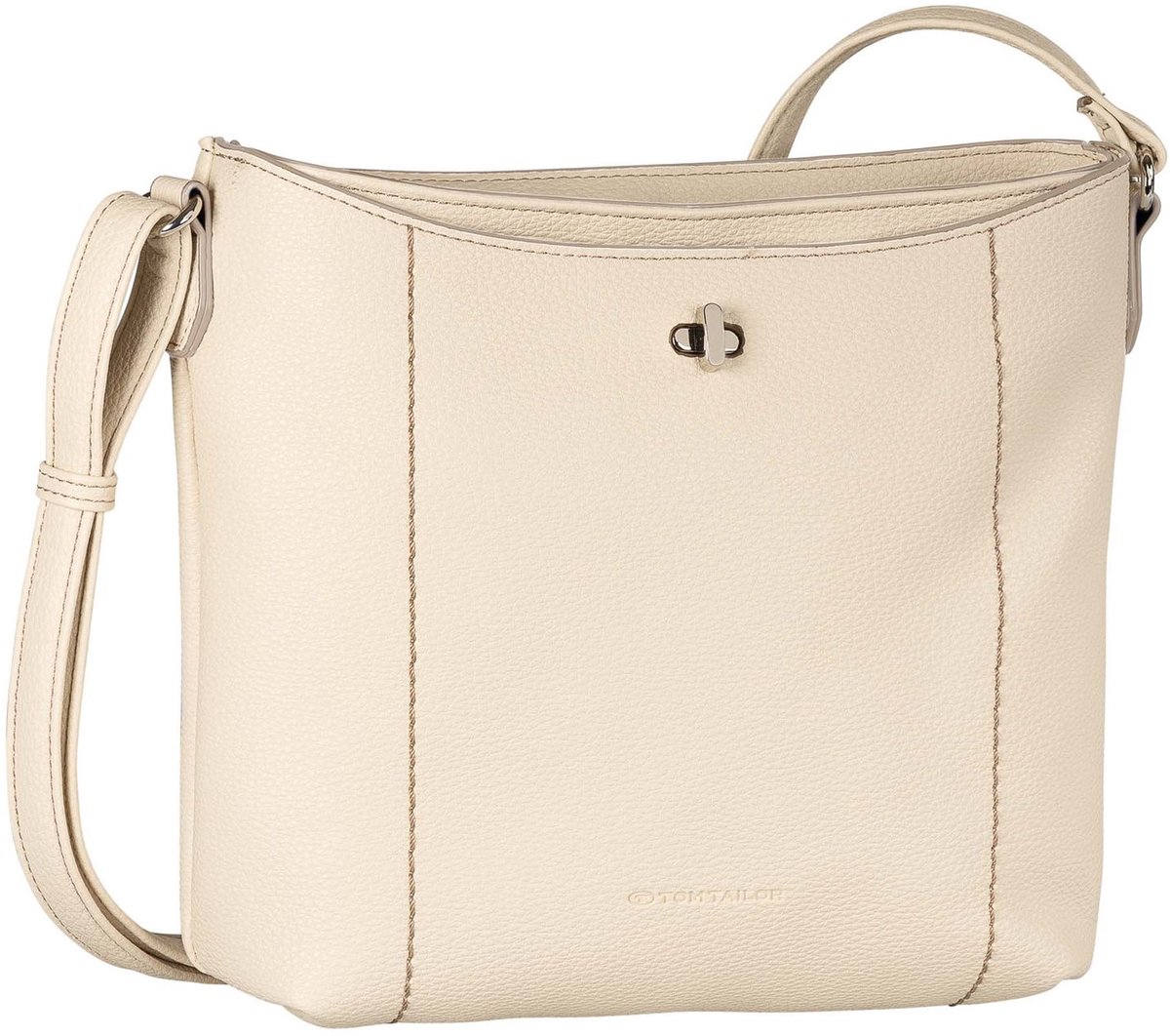 TOM TAILOR schoudertas Elif Cross Bag Creme White crème