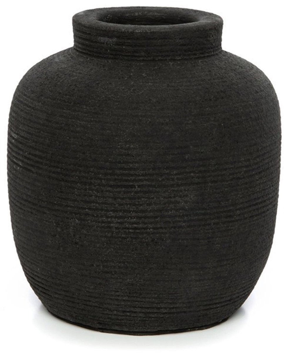 Bazar Bizar Safaary - The Peaky Vase - Black zwart