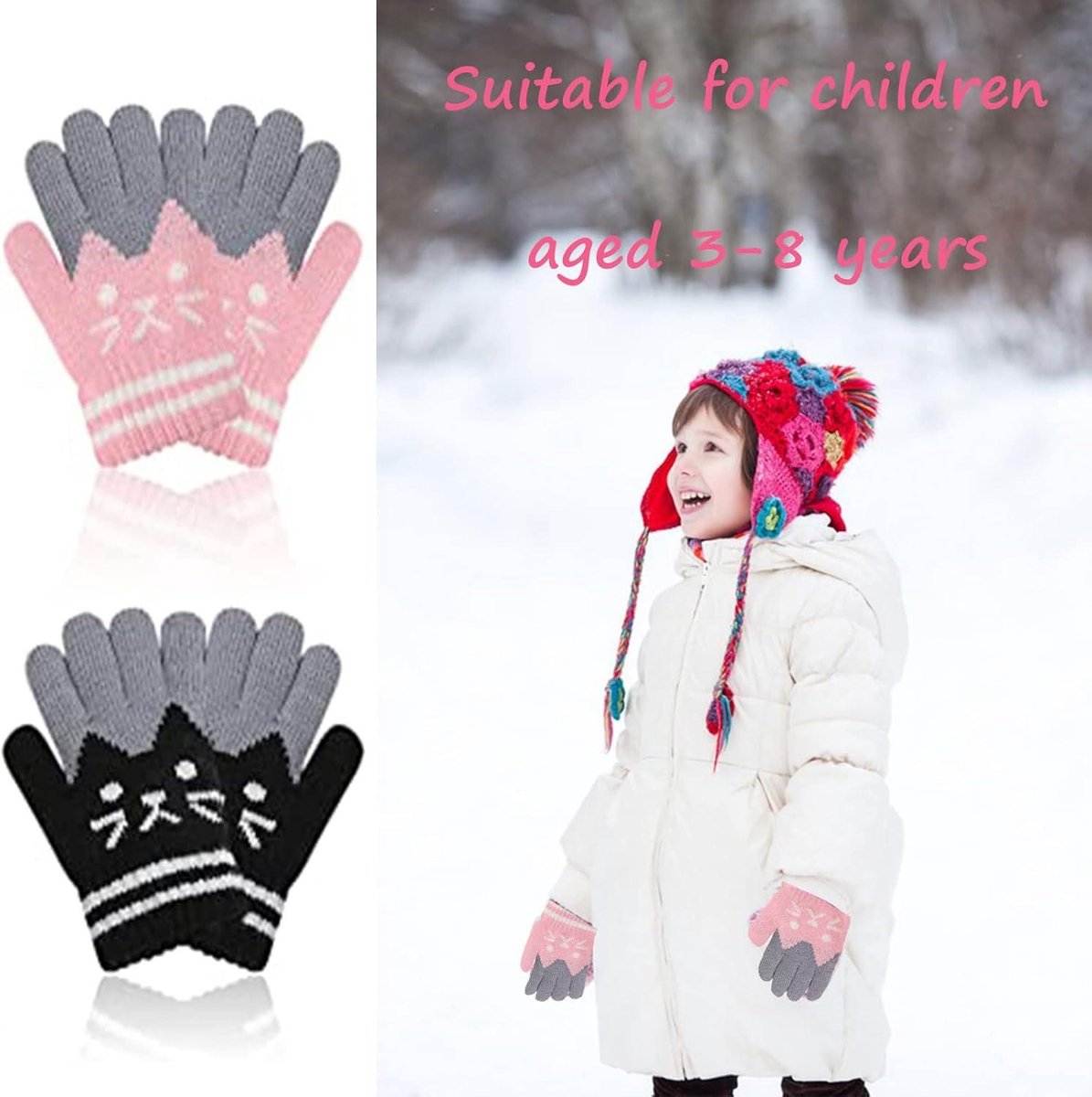 Vrouwen Thermische Winter Warme Handschoenen Wanten Konijnenhaar Harige Handwarmer Handschoenen Koud Weer kopen vanaf een prijs van 3.41