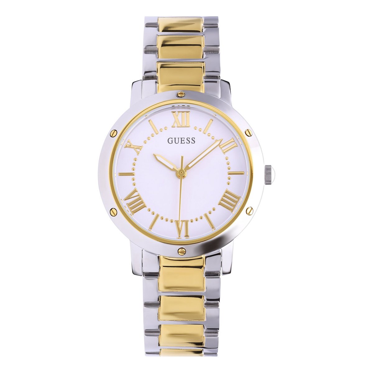 Guess Dames Guess stalen dameshorloge bicolor DAWN GW0404L2 - Horloge - Staal - Multi - 33.70 mm