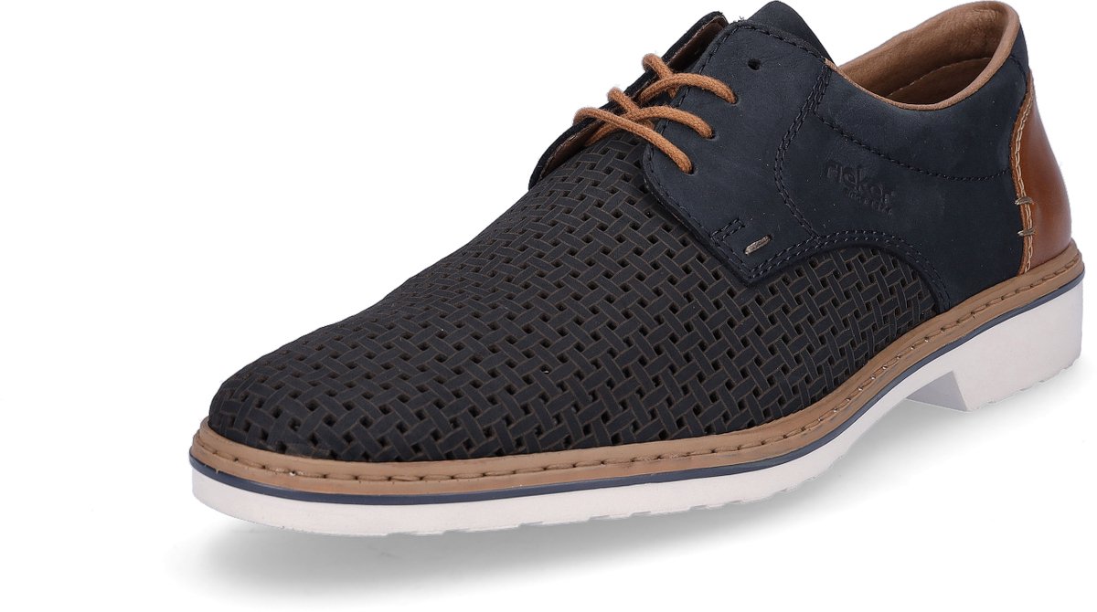 Rieker heren veterschoen blauw