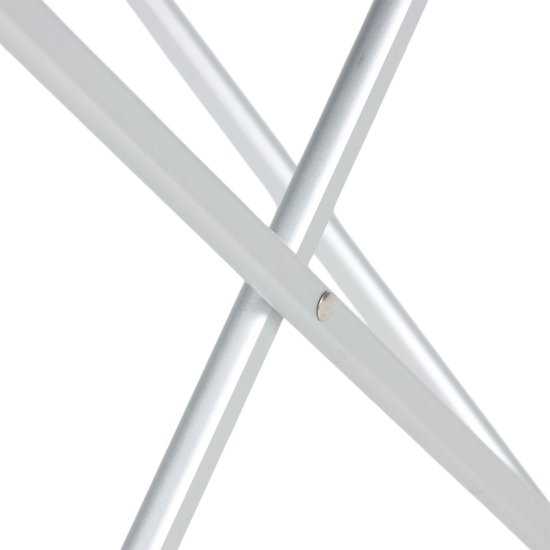 Klaptafel lichtgewicht - 32x39x34 cm - oprolbaar blad - aluminium - zwart van Merkloos — afbeelding 3