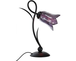 Tiffany Tafellamp Lovely Gentian Purple - Art Deco Trade