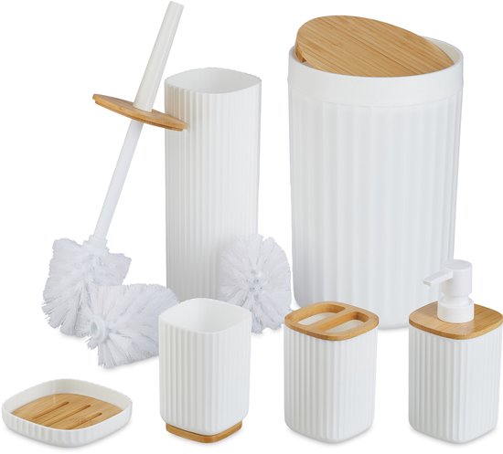 Badkamer Toiletset - 4 Delig - Toiletaccessoires Set