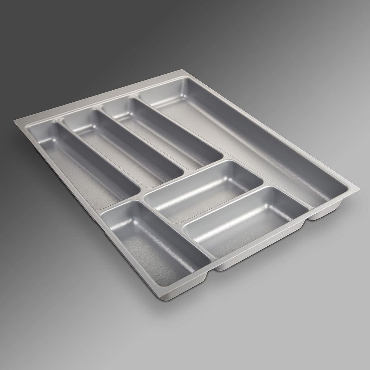 RFWR® Bestekbak 450 mm zilvergrijs voor moderne keukens